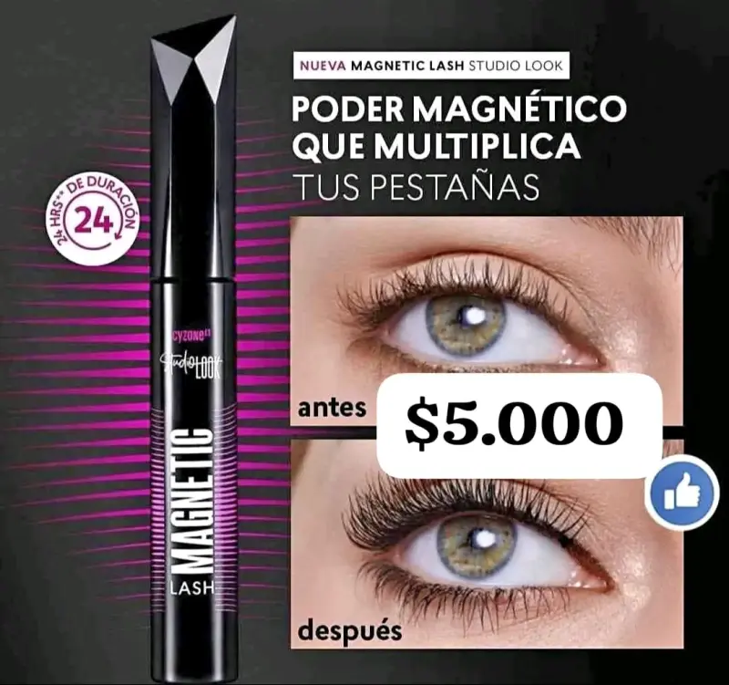 Máscara de pestañas Cyzone Magnetic Lash