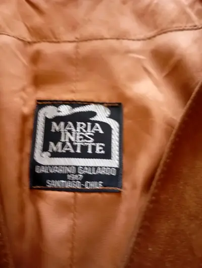 Chaleco de gamuza marrón para mujer - miniatura 2