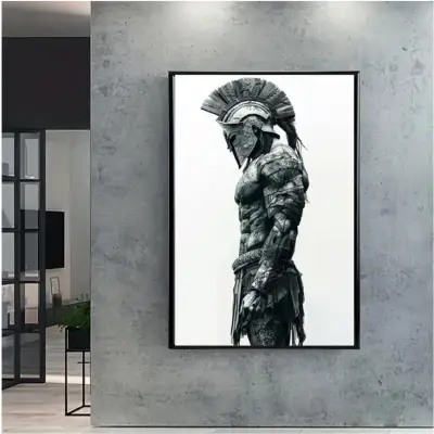 Elegante Cuadro Decorativo Espartano 62 X 42 - miniatura 3