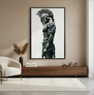Elegante Cuadro Decorativo Espartano 62 X 42 - miniatura 5
