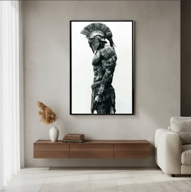 Elegante Cuadro Decorativo Espartano 62 X 42 - 6