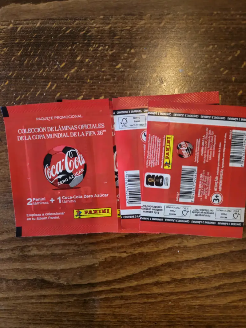 Sobres Coca Cola Panini Copa Mundial FIFA 26 - 1