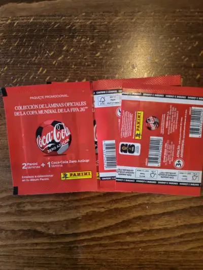 Sobres Coca Cola  Panini Copa Mundial FIFA 26 - miniatura 1