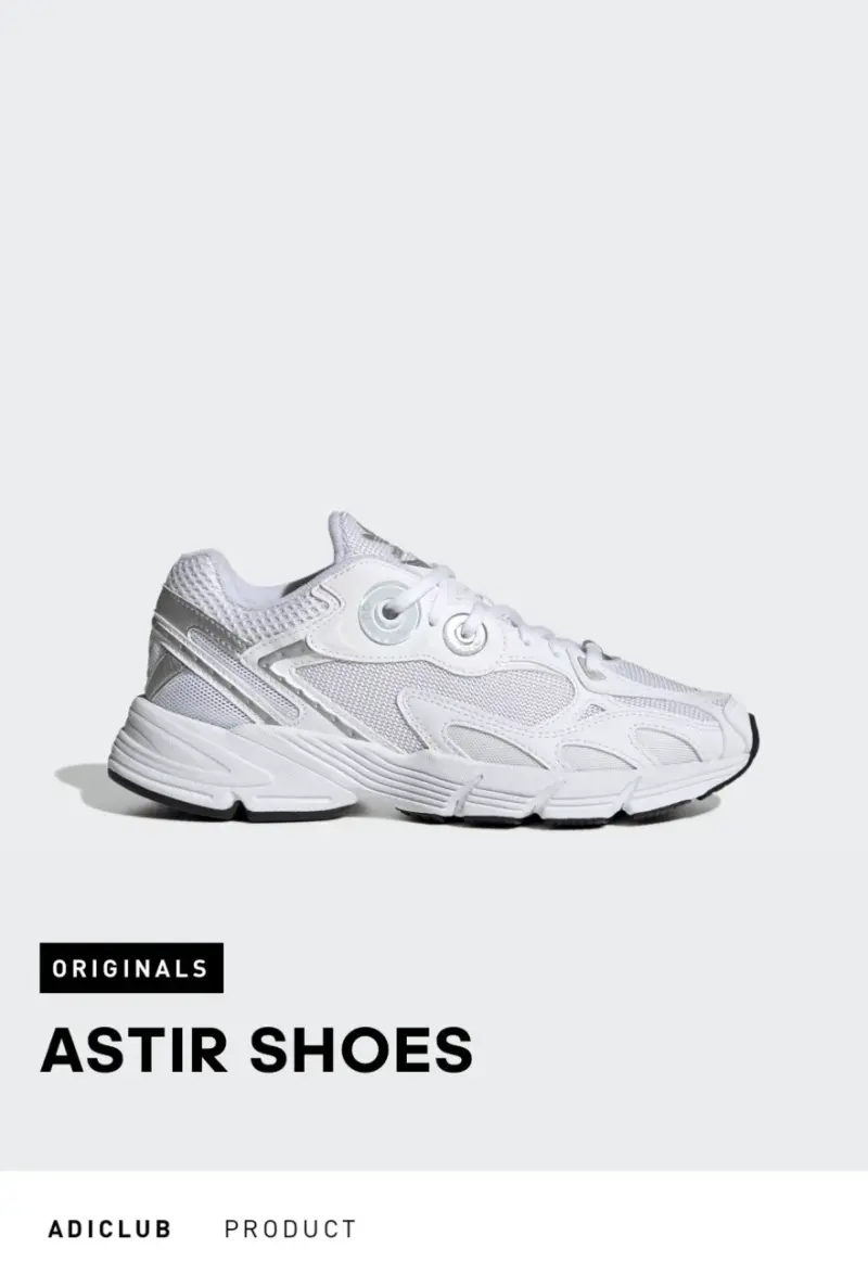 Zapatillas Adidas Astir Blancas - 1