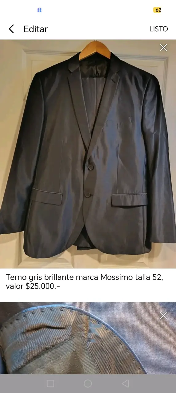 Traje formal negro para hombre - 3