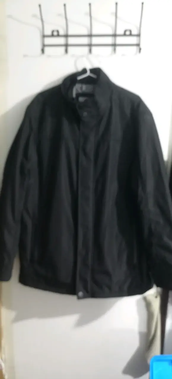 Chaqueta negra de invierno para hombre