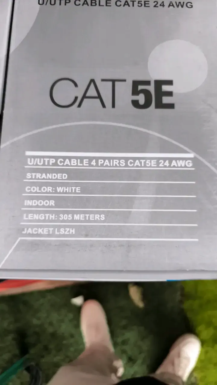 Cable UTP CAT5E por metros blanco - 3