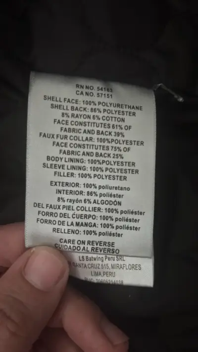 Chaqueta de cuero Levi's con forro de lana - miniatura 3