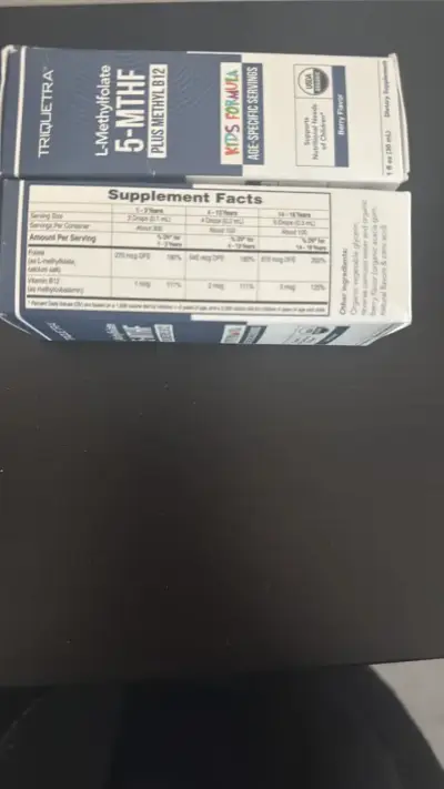 Acido folinico  L-Methylfolate 5-MTHF para niños - miniatura 2