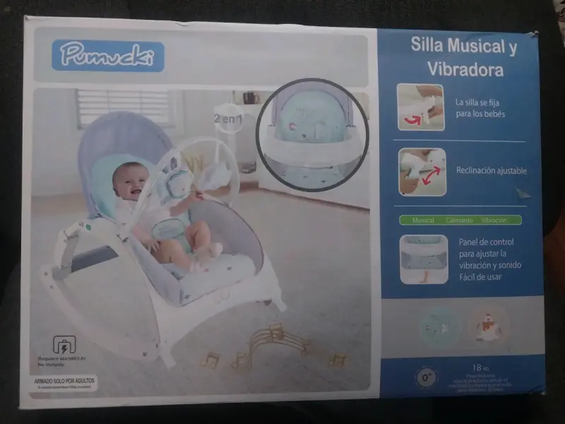 Silla mecedora para bebé Pumucki ajustable - 2