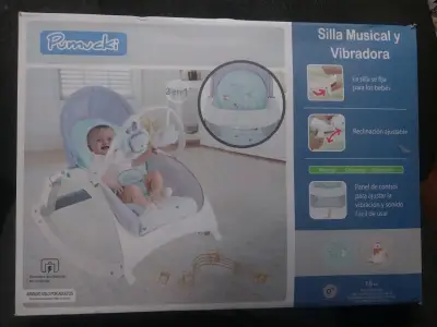 Silla mecedora para bebé Pumucki ajustable - miniatura 2
