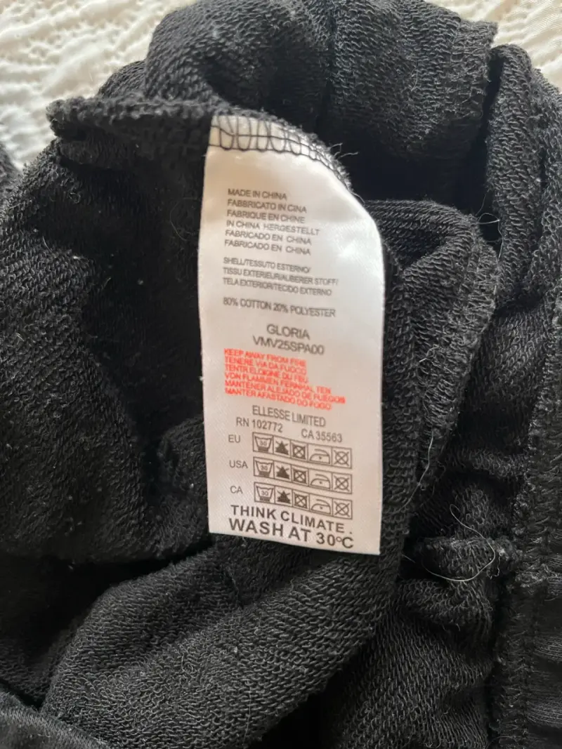 Pantalon deportivo negro Ellesse - 6
