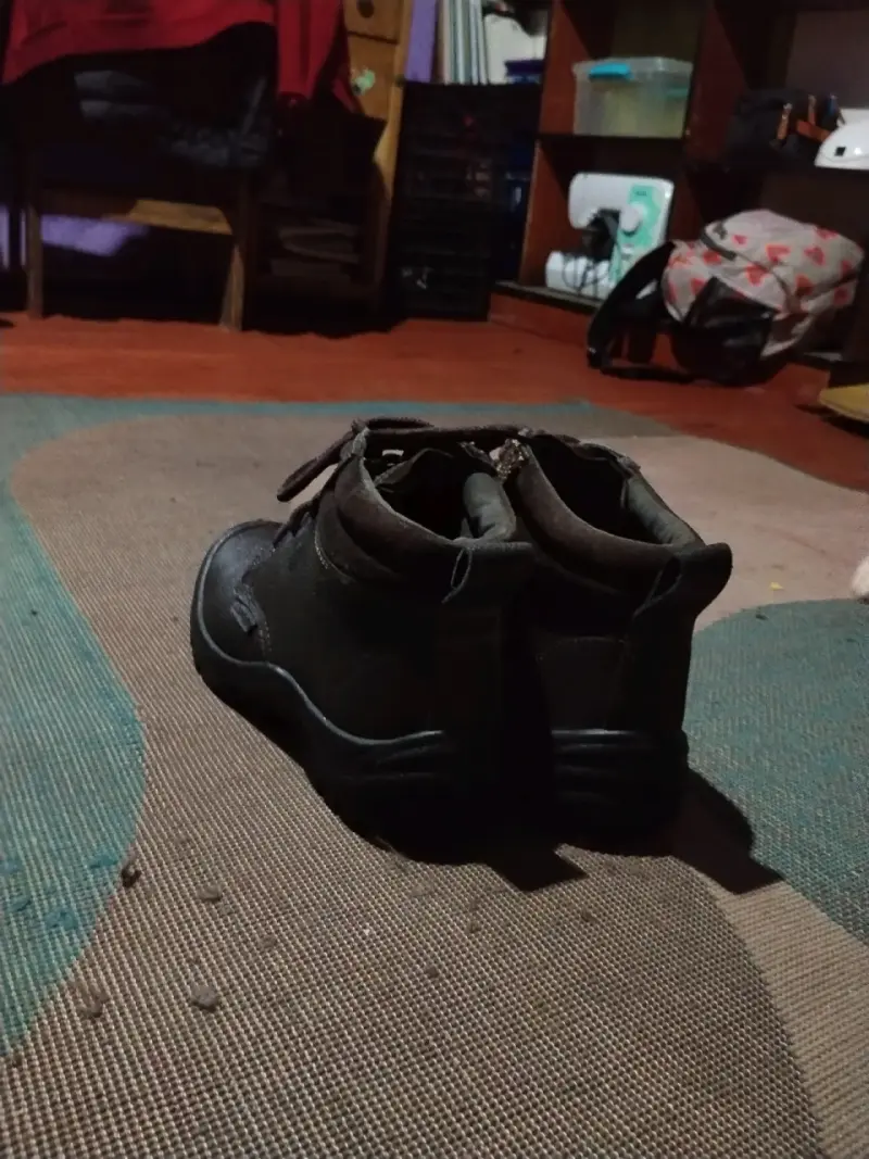 Botas de cuero negras para hombre - 2