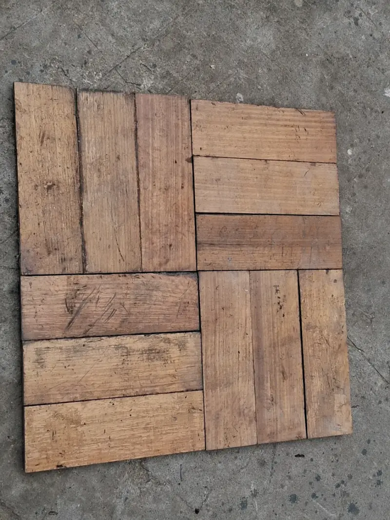 Baldosas de madera reciclada para piso - 2