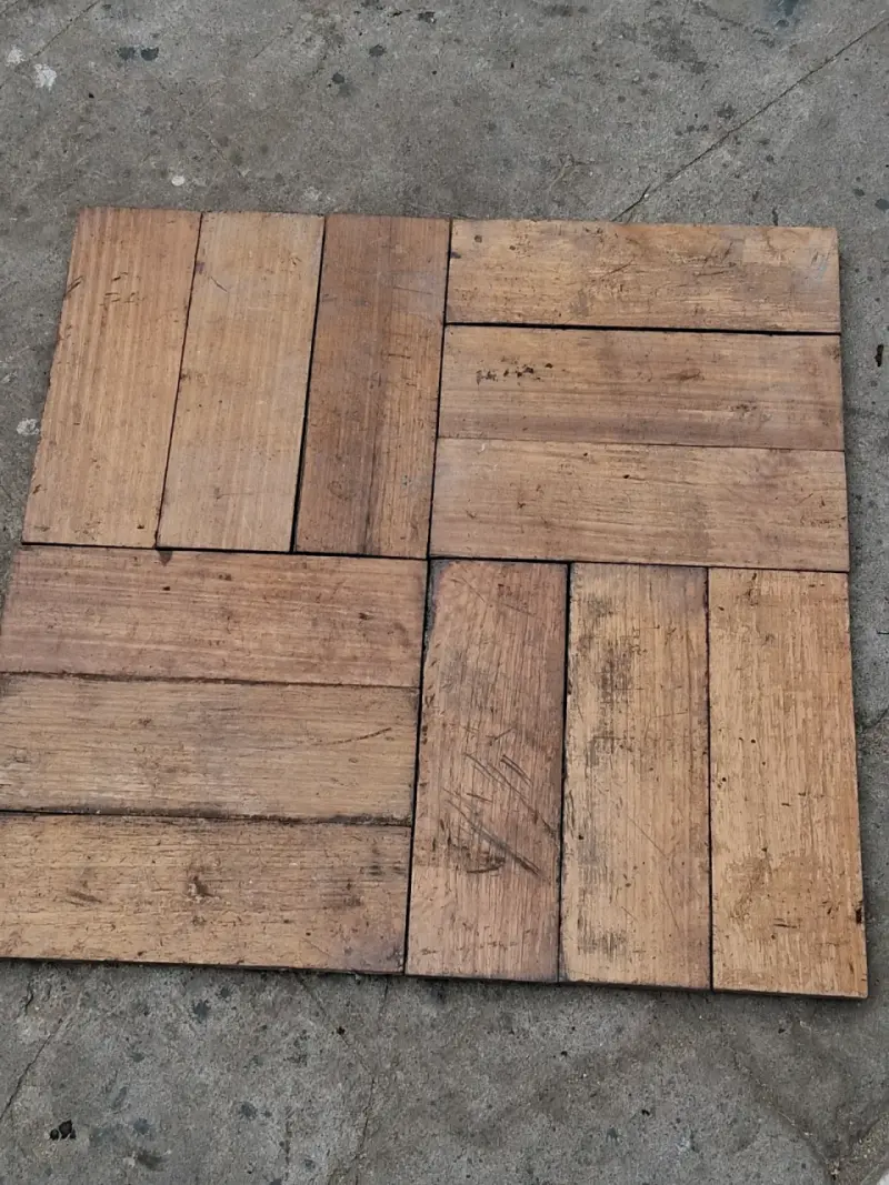 Baldosas de madera reciclada para piso - 3