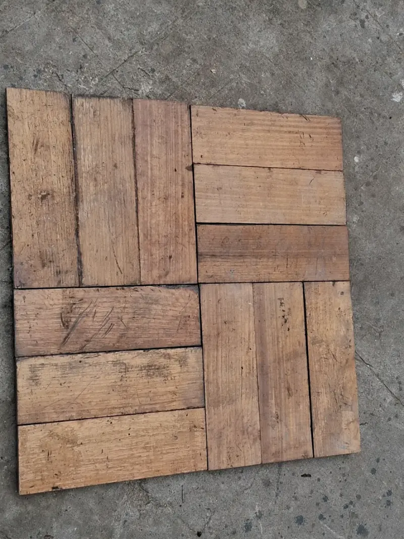 Baldosas de madera reciclada para piso - 4