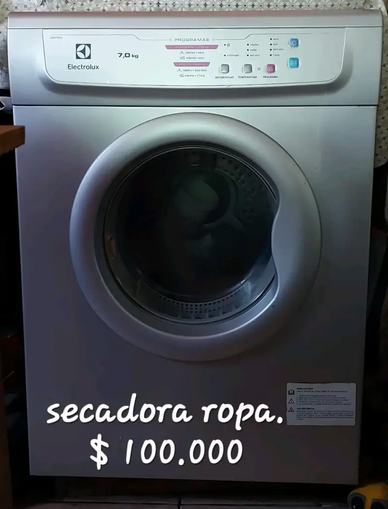 Secadora de ropa Electrolux 7 kg