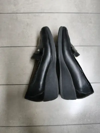 Zapatos de cuero negro 16hrs para mujer - miniatura 3