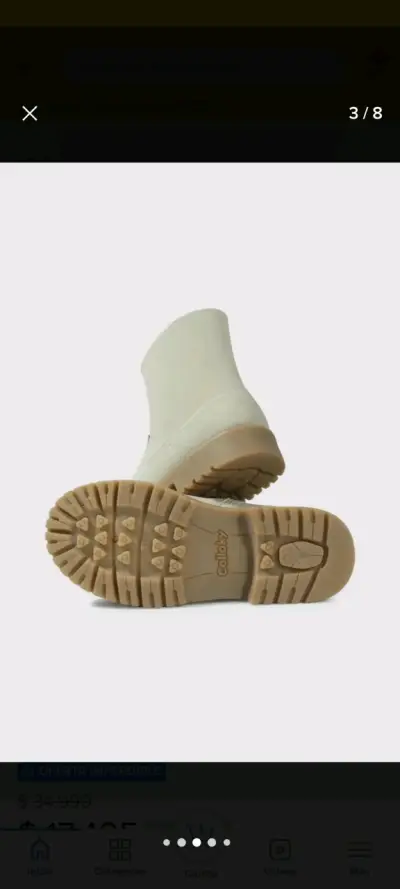 Botas beige niña nuevas - miniatura 3