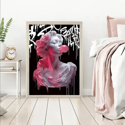 Cuadro Decorativo Venus Rebelde grafiti 75X55 - miniatura 1
