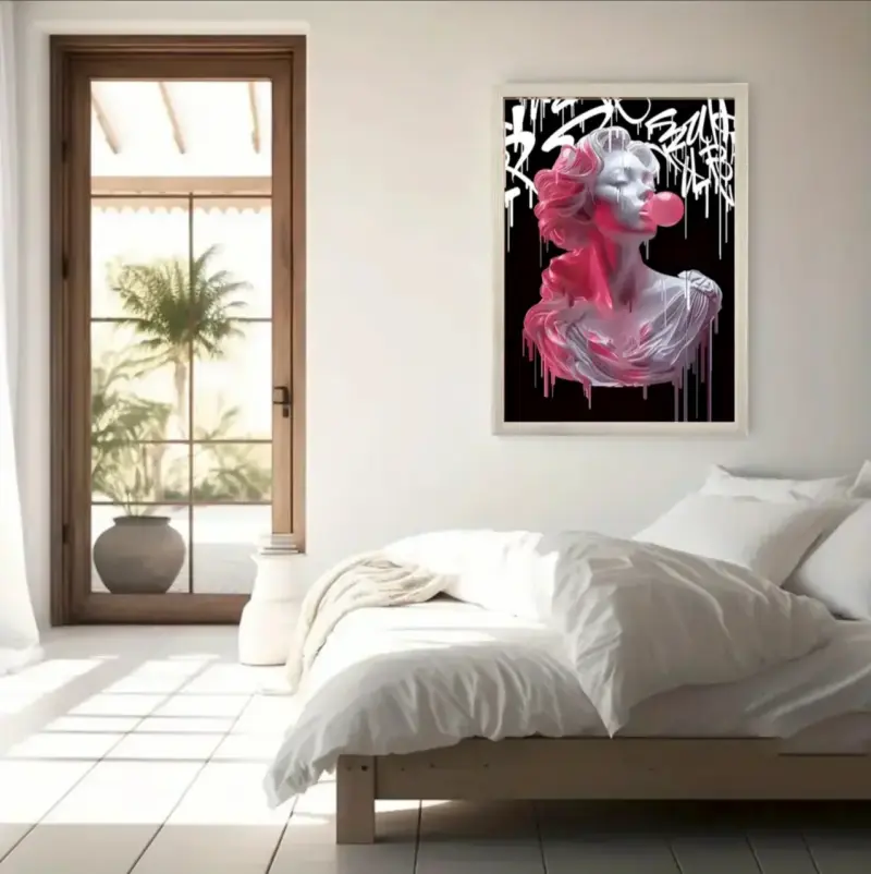 Cuadro Decorativo Venus Rebelde grafiti 75X55 - 3