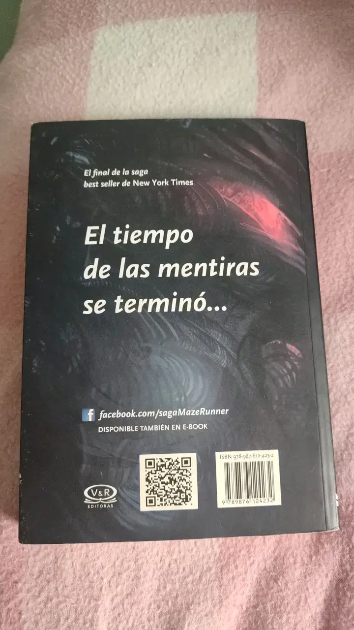 Libro Maze Runner: La Cura Mortal de James Dashner - 2
