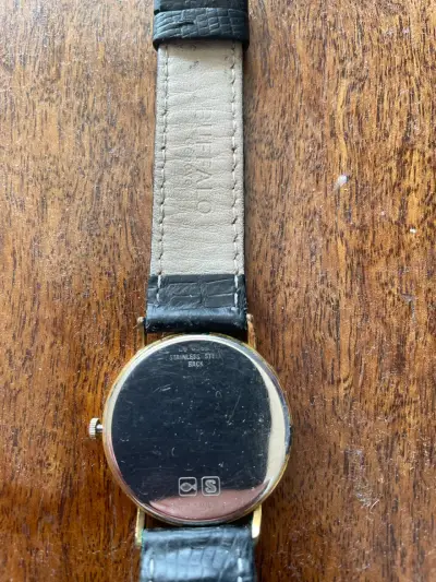 Reloj Longines vintage con correa de cuero - miniatura 3