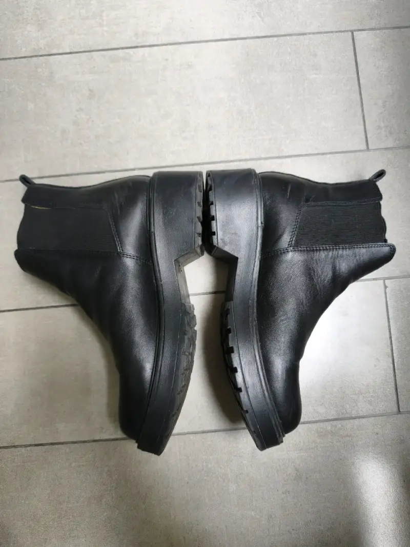 Botines de cuero negro steve madden - 5