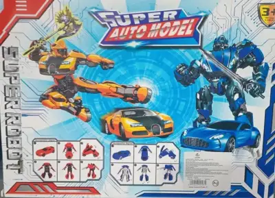 Set de Robots Transformables Super Auto Model - miniatura 2