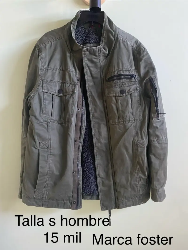 Chaqueta Foster verde militar para hombre