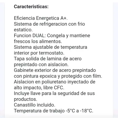 Congelador horizontal Libero en buen estado - miniatura 6