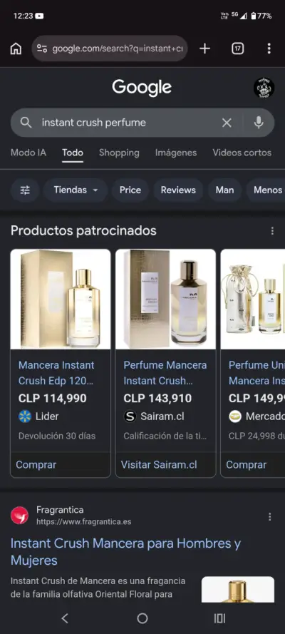 Perfume Ciro 5 100 mL Aroma Floral - miniatura 4