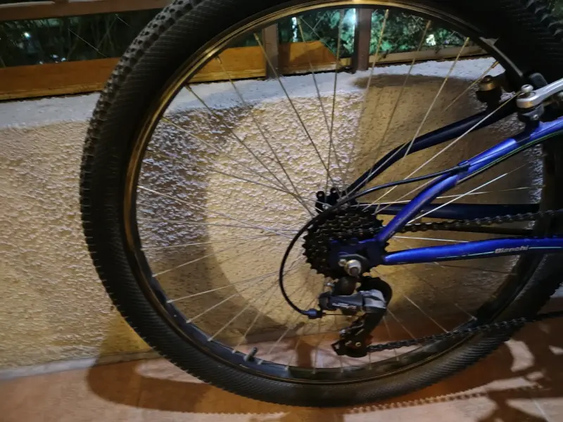 Bicicleta montaña Bianchi azul suspensión - 4