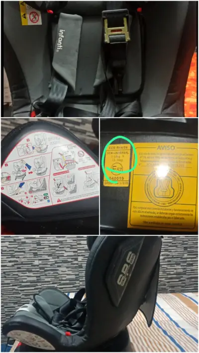 Silla de auto Infanti Multiage negra - miniatura 3