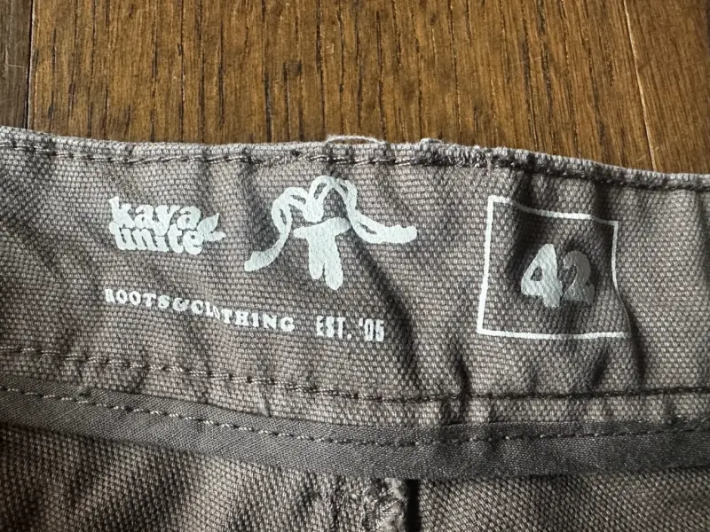 Pantalones kaya unite carpinter cafes talla 42 - 5
