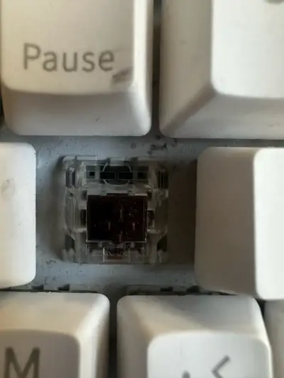 Teclado mecánico blanco compacto - miniatura 3