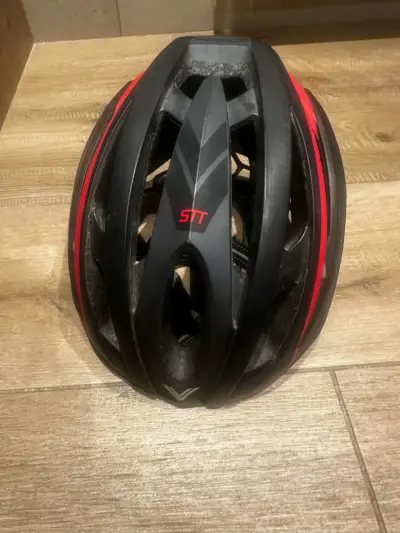 Casco de ciclismo Vittoria negro y rojo - miniatura 5