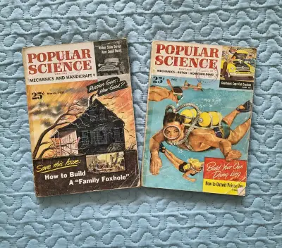 Revistas Popular Science años 50 colección - miniatura 1