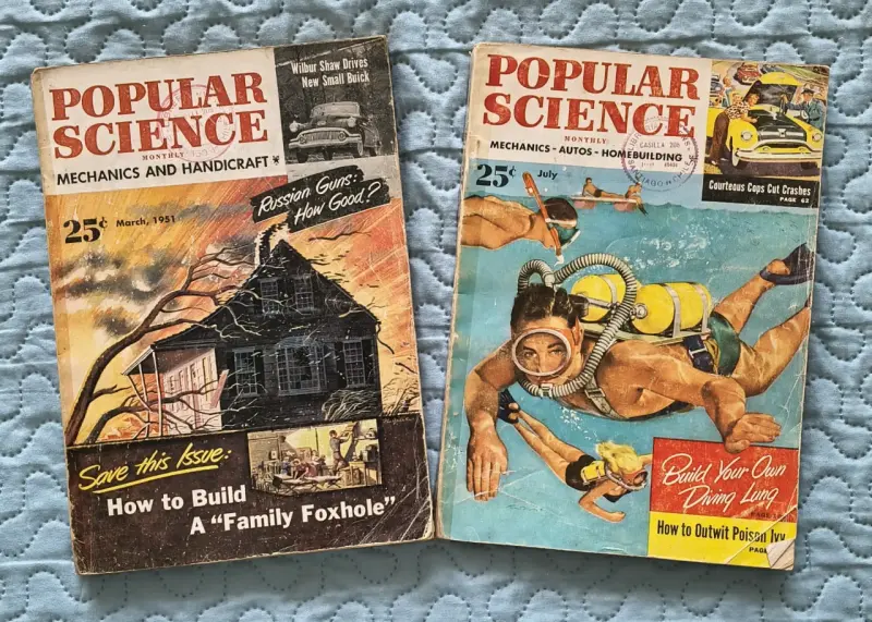 Revistas Popular Science años 50 colección - 4