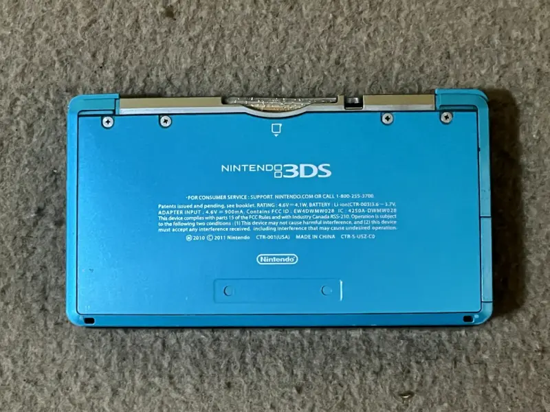 Consola Nintendo 3DS azul en buen estado - 1