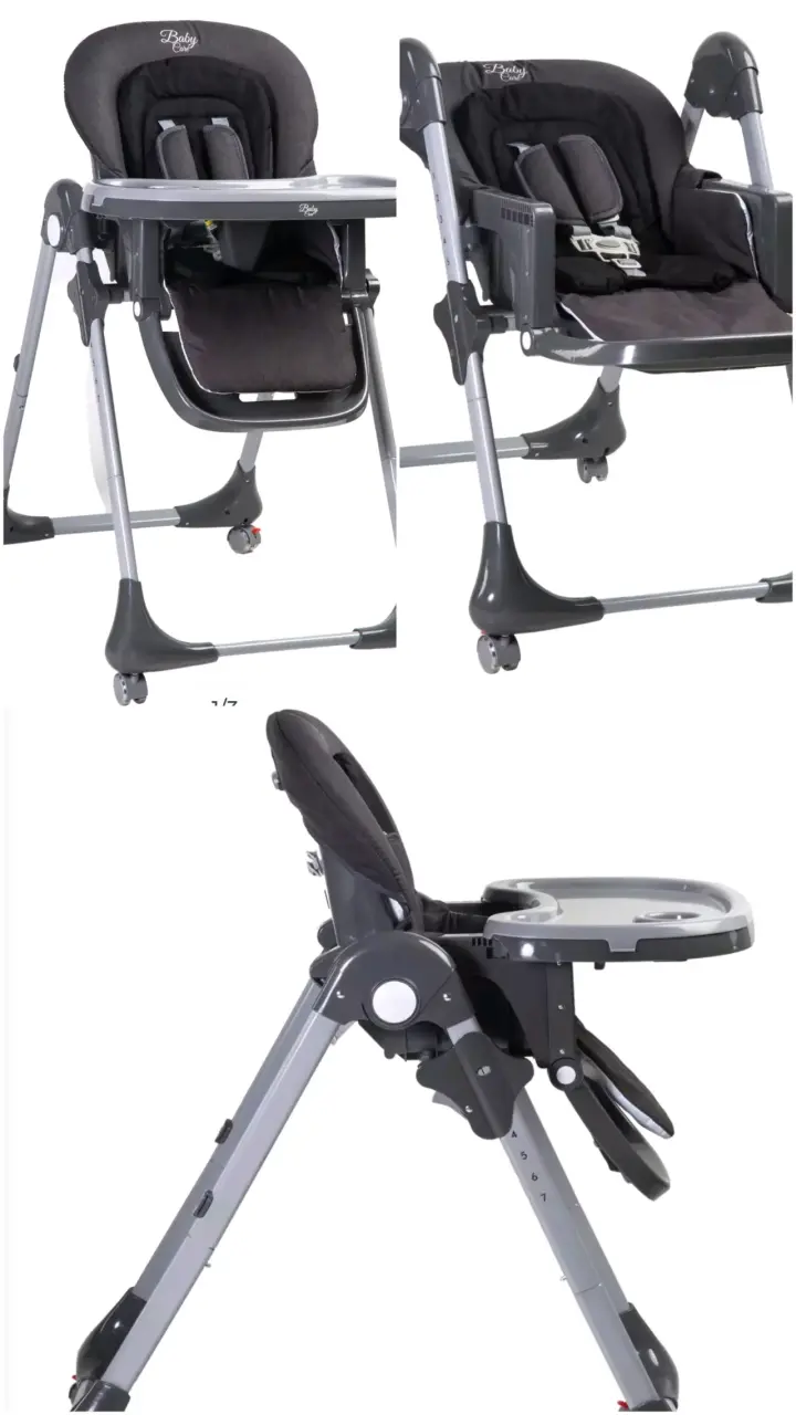 Silla de comer plegable de metal - 2