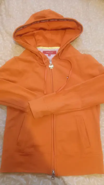 Polerón Tommy Girl naranja con capucha - miniatura 2
