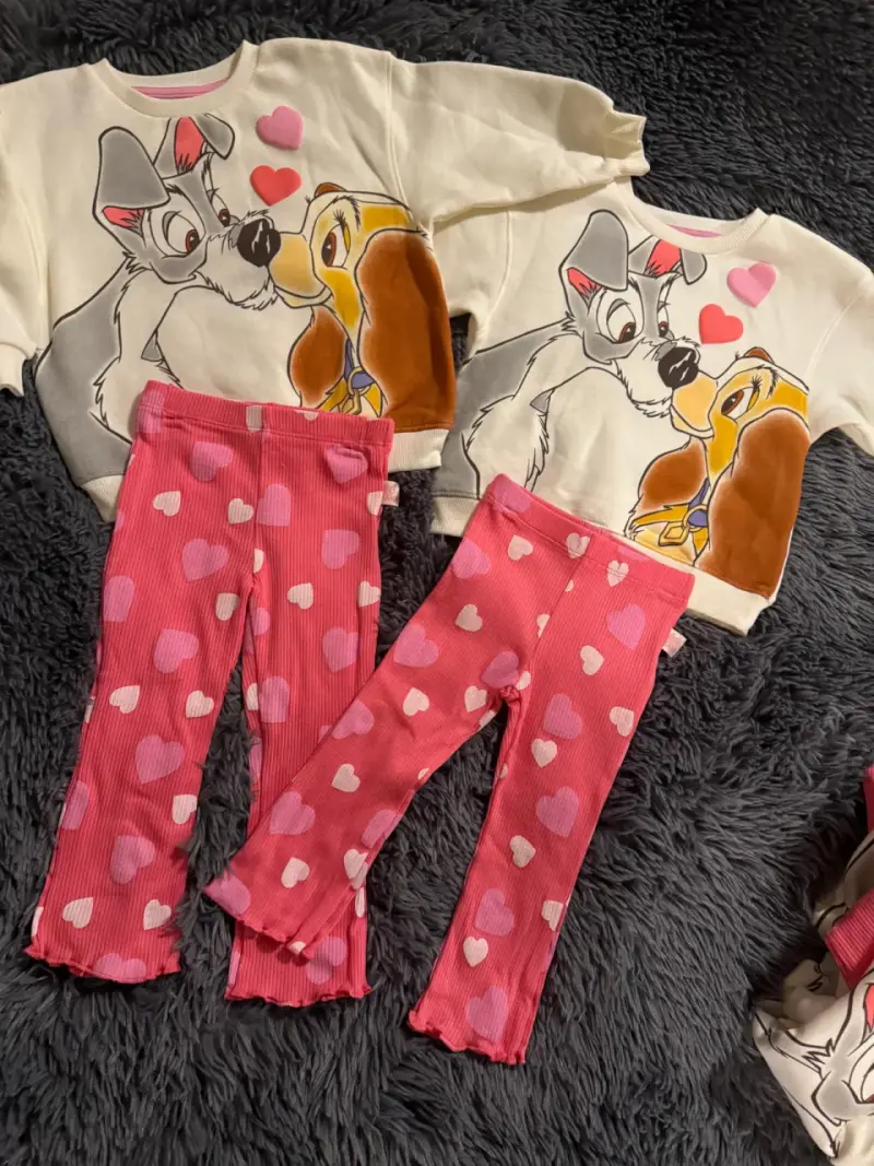 Conjunto infantil Dama y Vagabundo