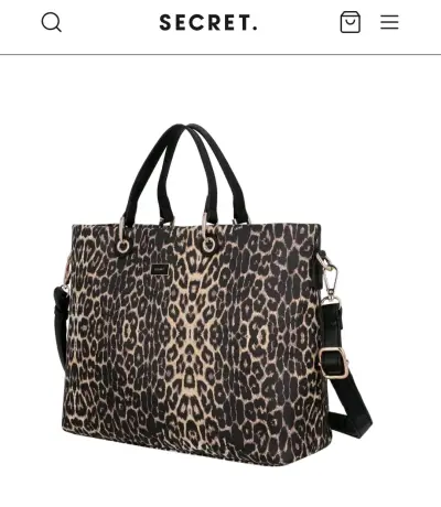 Bolso tote animal print Secret - miniatura 1