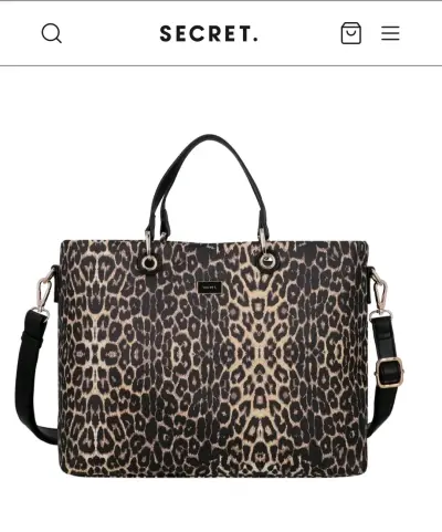 Bolso tote animal print Secret - miniatura 2