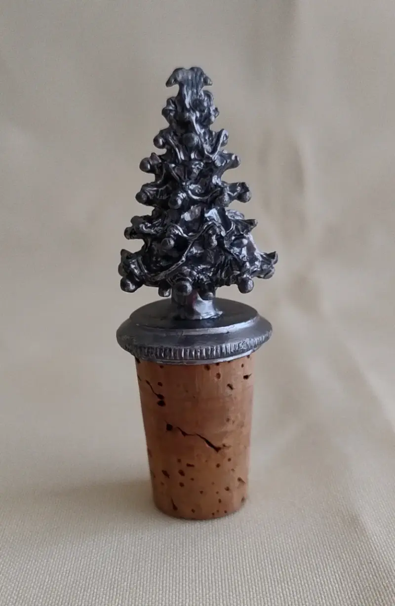 Tapón de botella con diseño de árbol de Navidad - 2