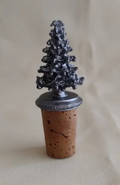 Tapón de botella con diseño de árbol de Navidad - miniatura 2