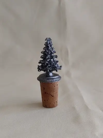 Tapón de botella con diseño de árbol de Navidad - miniatura 3