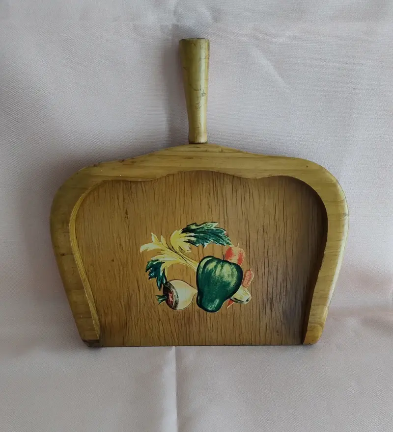 Recogedor de madera decorativo vintage - 1