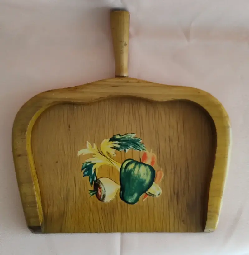 Recogedor de madera decorativo vintage - 4
